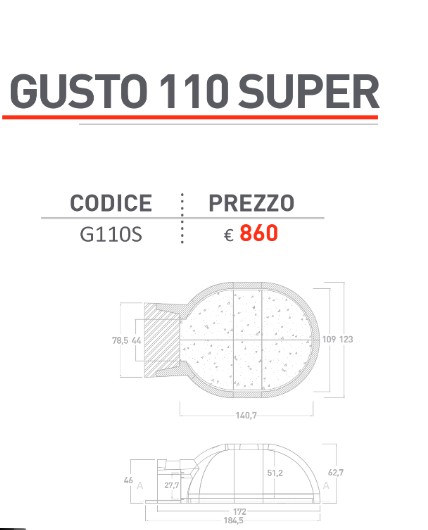 forno gusto 100 super